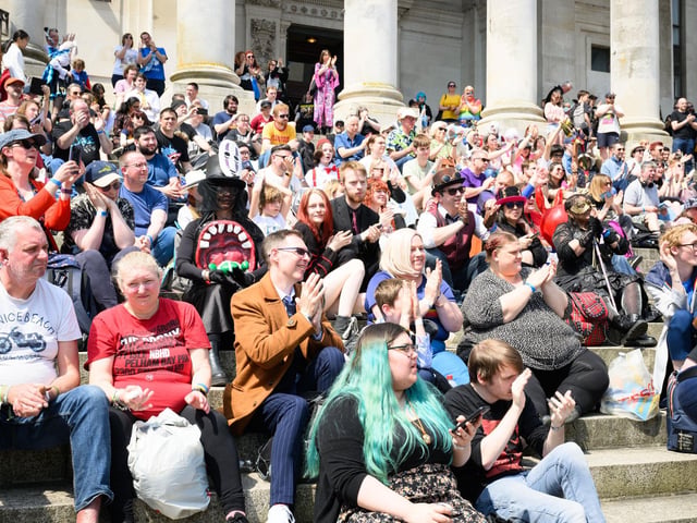 The crowds at Comic Con. Picture: Keith Woodland (110521-202)