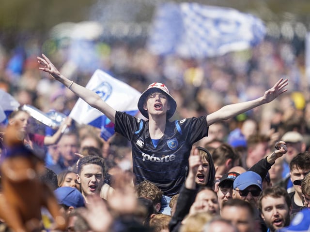 During the Portsmouth FC and Portsmouth Women Champions on the Common, celebrating Pompey’s double title triumphImages ©Jason Brown+44 7545 760582