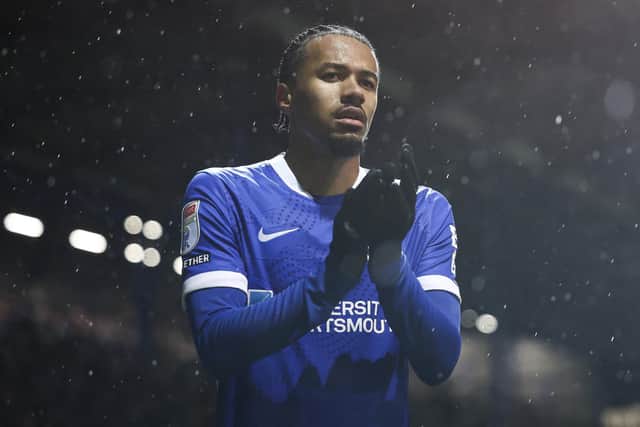 Florian Bianchini, who is sidelined by a knee injury, hasn’t been seen for Pompey since November. Picture: Paul Phelan/ProSportsImages