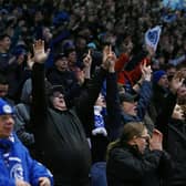 Pompey fans  inside Fratton Park. Picture: Joe Pepler