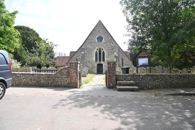 The cemetery is next to St Thomas à Becket Church in Church Lane, Warblington