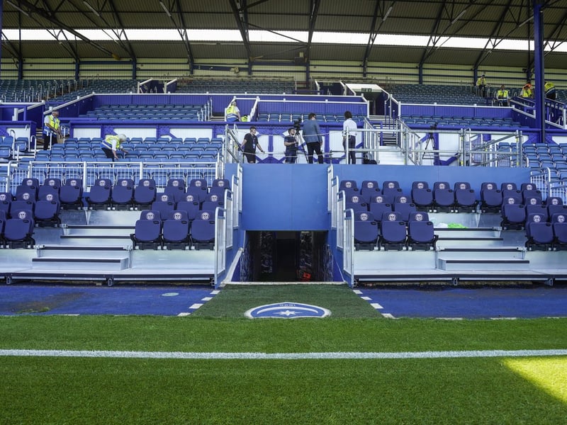 A new gantry and dugout was also completed during the work.