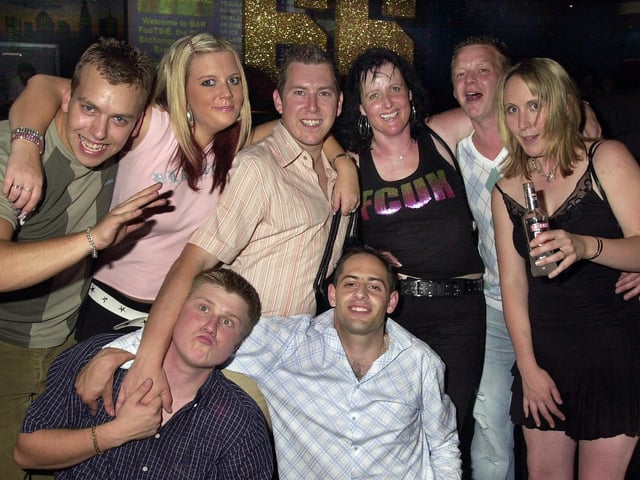 Revellers having a good time at the Route 66 nightclub in Guildhall Walk, Portsmouth - (043813-0036)