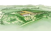 Rolls-Royce Motor Cars proposed expansion at its Goodwood, West Sussex, plant. South-West View