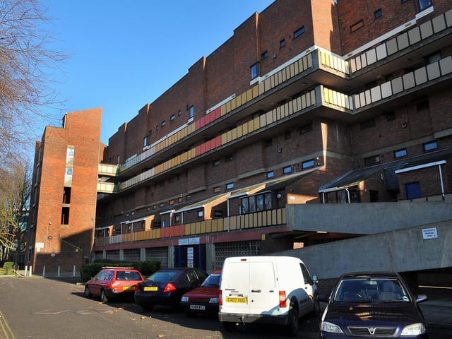 The old apartment building in Estella Road, Portsmouth, is on display for all to see as you drive into Portsmouth from the M275.