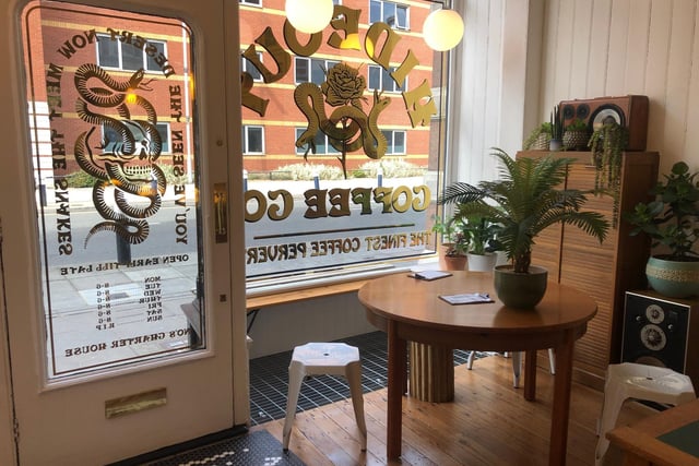 Hideout Coffee Company in Lord Montgomery Way has a rating of 4.7 from 323 Google reviews. One person said: "Amazing coffee, great service and fun decor. Highly recommended!"