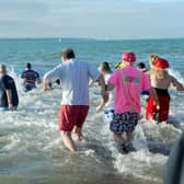 The Gafirs New Year's Day swim took place on Tuesday, January 1, 2019 
Picture: Sarah Standing (010119-1)