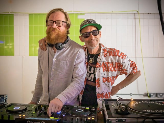 Charlie and Boogie Trix were among the many DJs who provided tunes during the festival. Picture: Mike Cooter (280523)