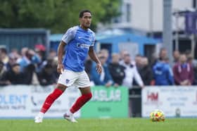 Haji Mnoga made 18 appearances for Pompey - and none over the last 18 months. Pic: Jason Brown