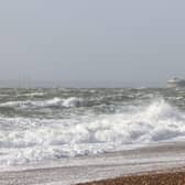 Stormy conditions in the Solent. Picture: Alex Shute