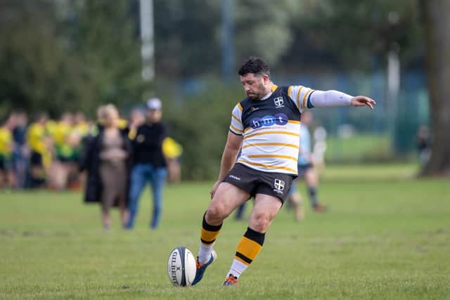 Gareth Davies fired over five penalties in Portsmouth's defeat to Trojans. Picture: Alex Shute