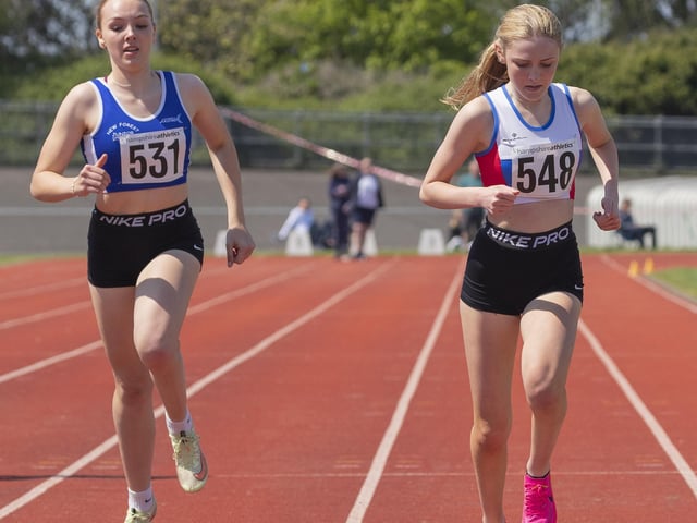 Chloe Jones, right. Picture by Paul Smith