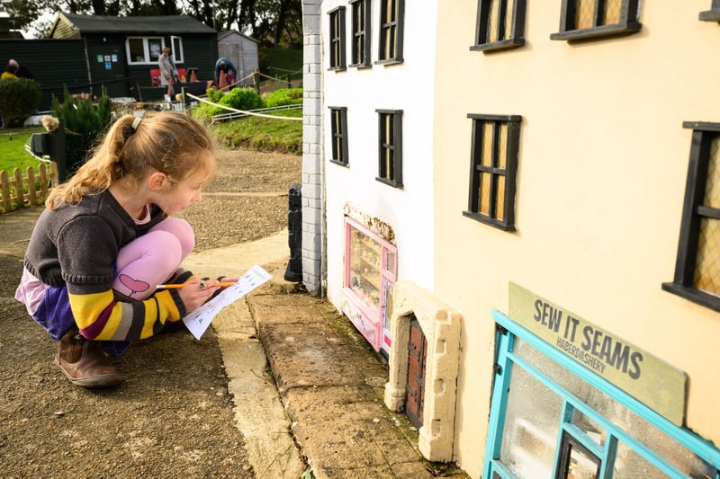 Pictured is: Adele, 6 toys to complete the quiz at Southsea Model Village

Picture: Keith Woodland (100221-27)