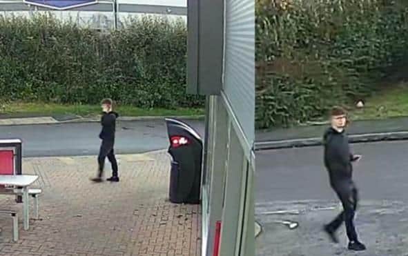 Police want to speak to man pictured. Pic Hants police