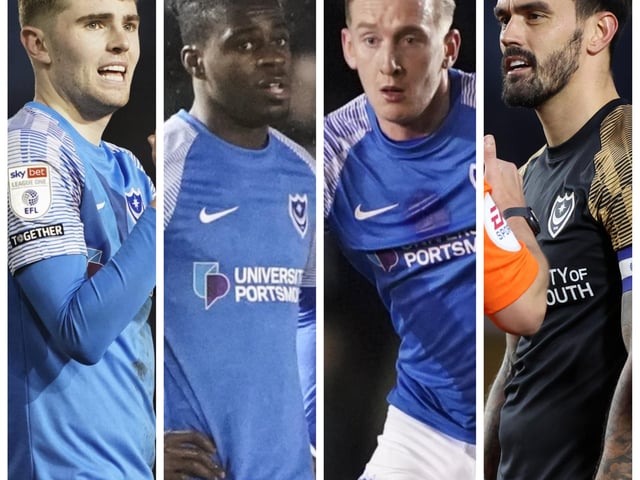 From left: Zak Swanson, Jay Mingi, Ronan Curtis and Marlon Pack