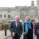 From left to right: Chris Willis (Bay House Headmaster), Caroline Dinenage (MP for Gosport), Nick Cross (King's Group Academies CEO)