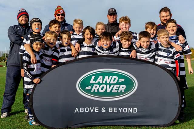 Havant RFC youngsters at the Premiership Rugby Cup festival at London Irish