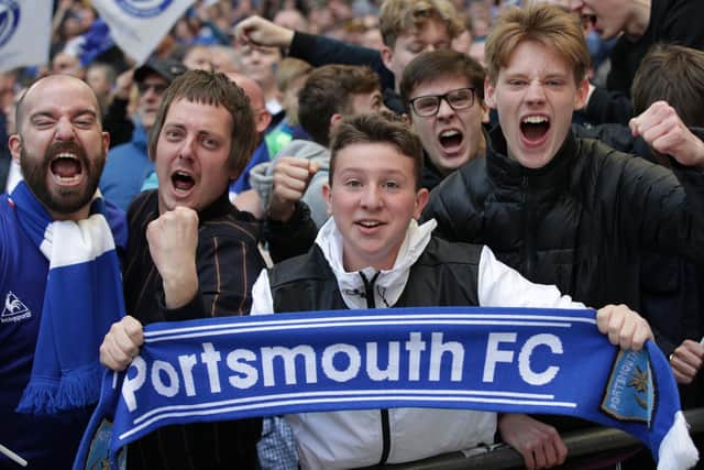 Pompey fans who bought ticketds for the 2020 EFL Trophy final will be getting their refunds this month. Credit: Barry Zee