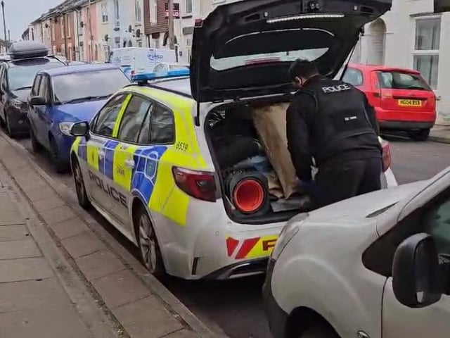 Officers have been at the address in Byerley Road