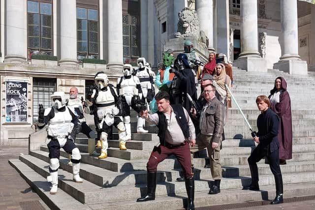 Members of Joker Squad at this year's Portsmouth Comic Con.