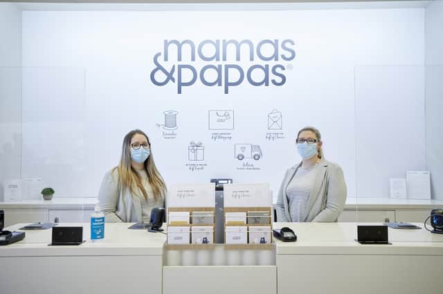 The reopened Mamas and Papas children's shop at Whiteley