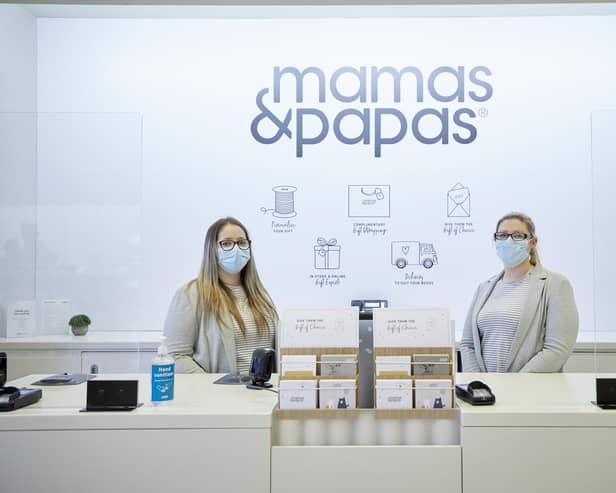 The reopened Mamas and Papas children's shop at Whiteley