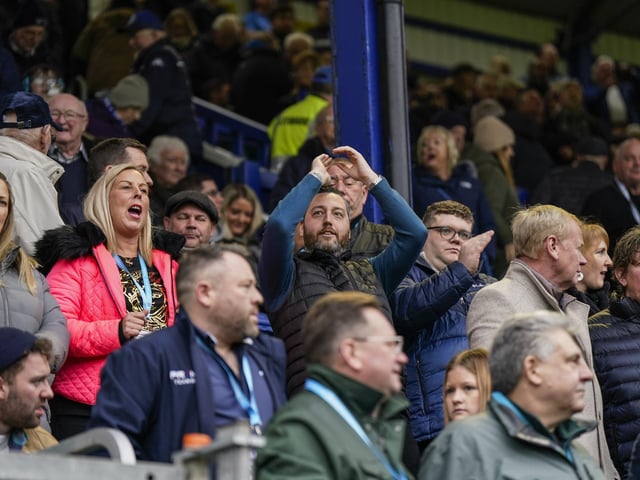 20,113 fans were packed into Fratton Park as Pompeym welcomed their biggest crowd into PO4 for more than 13 years