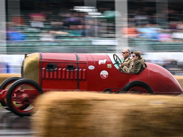 The 'Beast of Turin' takes part in the hill climb at the Goodwood Festival of Speed at Goodwood House in West Sussex. Picture date: Friday June 14, 2023. PA Photo. This year, the event celebrates its 30th anniversary and takes place from June 13-16. Picture credit should read: John Nguyen/PA Wire.