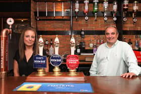Emma Parry and manager Steve Hudson at The Kings, Albert Rd, Southsea.
Picture: Chris Moorhouse