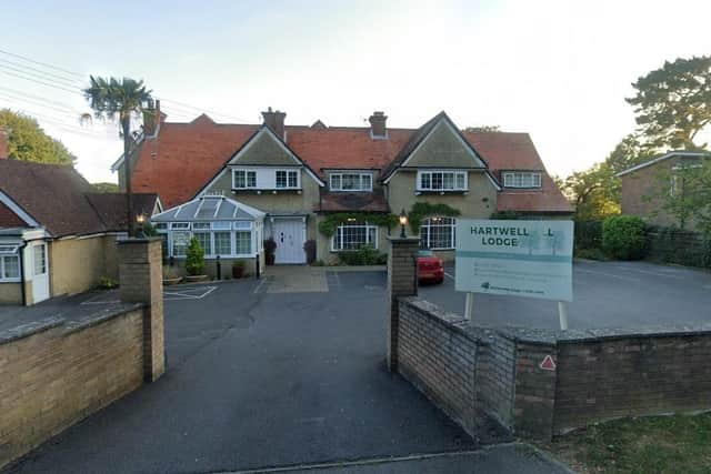 Hartwell Lodge in Kiln Road, Fareham. Picture: Google Maps