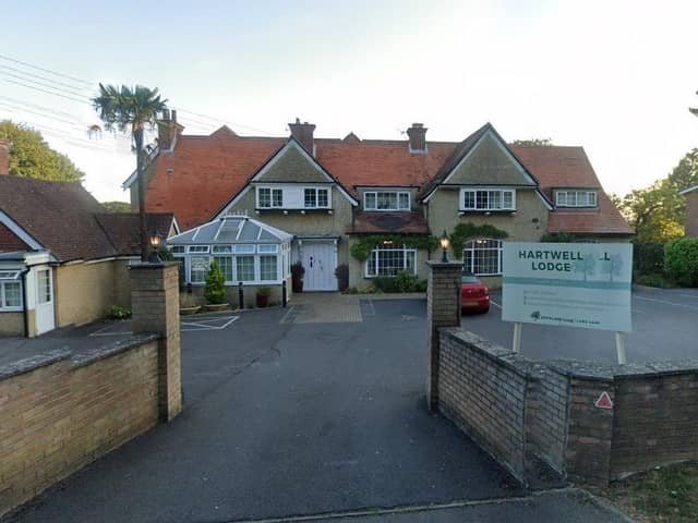 Hartwell Lodge in Kiln Road, Fareham. Picture: Google Maps