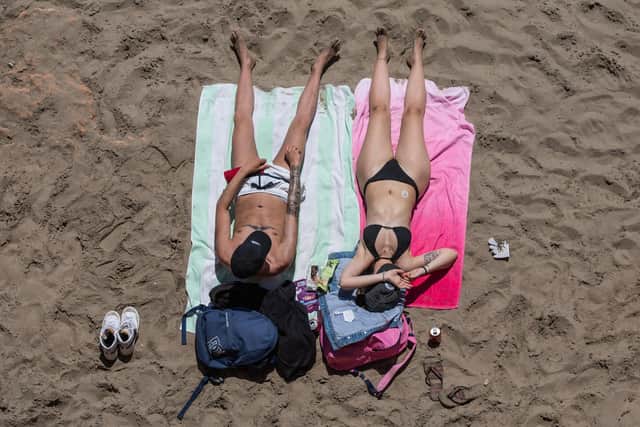 Brits traveling to Ibiza are being warned they could face huge fines due to new rules (Photo by Zowy Voeten/Getty Images)