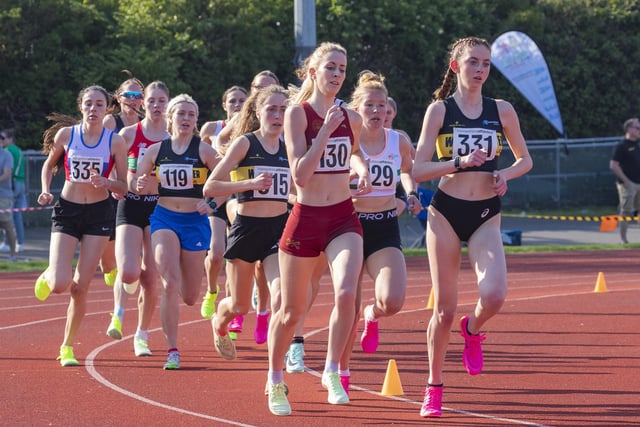 Under-20 women 1500m. Picture by Paul Smith