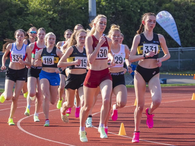 Under-20 women 1500m. Picture by Paul Smith