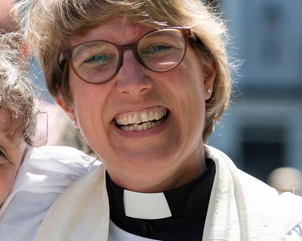 The Rev Emma Racklyeft, vicar, All Saints Church, Denmead