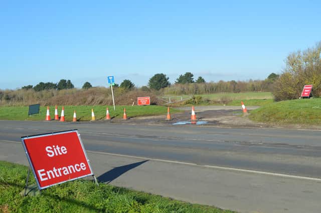 The entrance to the Stubbington Bypass works off Gosport Road. Picture: David George