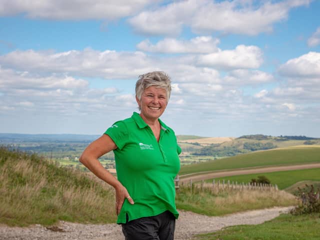 Kate Drake, Health and Wellbeing Officer at the South Downs National Park Picture by Alex Bamford