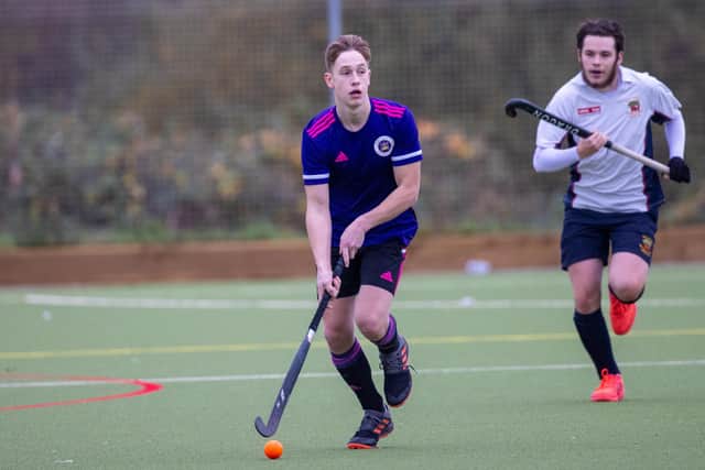 Portsmouth 3rd (purple) v Andover 3rds, Admiral Lord Nelson School. Picture: Alex Shute