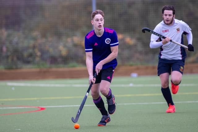 Portsmouth 3rd (purple) v Andover 3rds, Admiral Lord Nelson School. Picture: Alex Shute