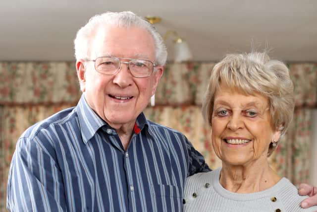Sam and Rita Edgar celebrate 60 years of marriage. Picture: Chris Moorhouse (110320-04)