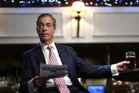 ‘Nigel Farage will be visiting Portsmouth next week as part of his 'Farage at Large' show on GB News. Photo: Stuart Mitchell/GB News