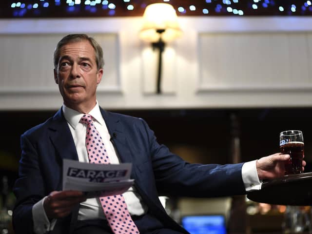 ‘Nigel Farage will be visiting Portsmouth next week as part of his 'Farage at Large' show on GB News. Photo: Stuart Mitchell/GB News