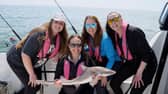Team Rods & Ribbons L-R: Izzy, Hannah, Emma and Gemma