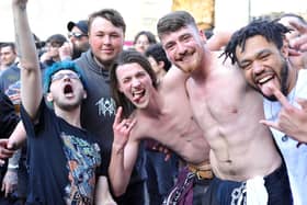 Members of the audience at Takedown Festival at Portsmouth Guildhall on April 8, 2023. Picture by Paul Windsor