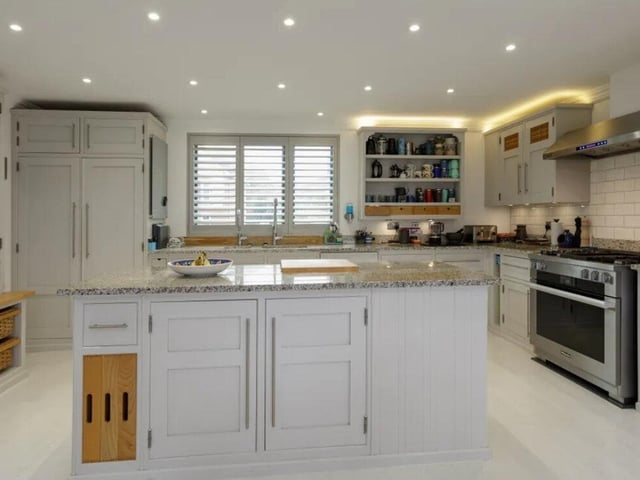 This property also has a solar panel system and a Tesla battery to charge your electric vehicle.