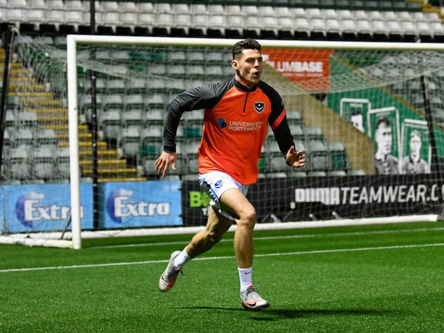 James Bolton is one of three right-backs in Pompey's existing 13-man squad. Picture: Graham Hunt/ProSportsImages