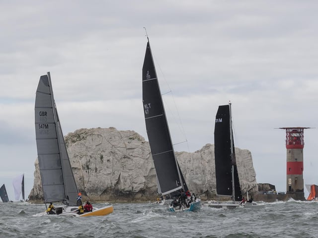 At the Needles. Picture by Paul Smith