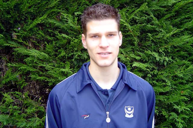 Asmir Begovic joined Pompey in the summer of 2003 after leaving Canada. Here he is as a 17-year-old. Picture: Dave Kemp