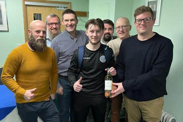 Former Pompey player Alfie Stanley was named Dorchester's man-of-the-match against Swindon Supermarine on Saturday following two goals. Picture: Dorchester Town FC