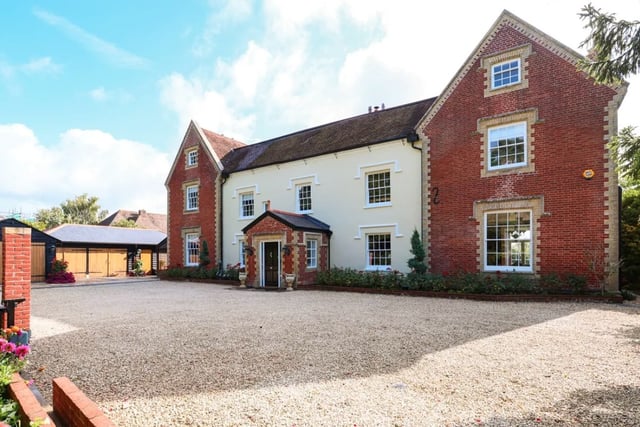 This property comes with five bedrooms, five reception rooms and four bathrooms as well as gorgeous gardens.
